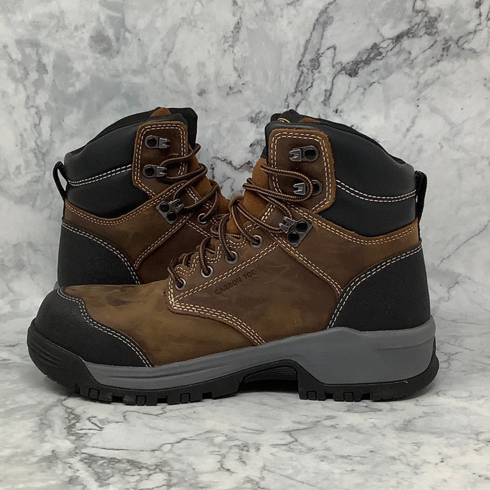 Keen Woman's 8.5W Bison Evanston 6" Waterproof Carbon Fiber Toe Boot BR16-12 - Picture 6 of 8